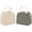 Grid beige and beige, variant on 2-Pack Insulated Lunch Bags for Women (Solid & Plaid) - Stylish Corduroy Tote with Aluminum Lining, Water-Resistant Cooler for Work, Travel & Beach