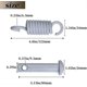 thumbnail image 3 of Hammock Chair Ultimate Hanging Kit - Nest Egg Hammock Chair Spring Pin Plug Hardware- 500lb Hammock Chair Hanging Kit For Hanging Basket Chairs Hammoc, 3 of 4