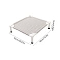 thumbnail image 4 of Yhmxh Elevated Dog Bed, Cooling Raised Pet Cot with Removable Washable Cover and No-Slip Feet, Breathable Cooling Pet Bed for Small Dogs and Cats for Indoor and Outdoor Use, 4 of 7