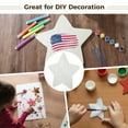 thumbnail image 5 of 10PCS Wooden Star Shaped Craft Pieces for DIY, Natural Unfinished Wooden Shapes for Painting, Perfect for Art Projects and Home Decor, 5 of 5