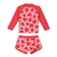 thumbnail image 1 of Odeerbi 2-10 Años Traje de Baño de Manga Larga Con Lycra Para Niñas Dos Piezas Traje de Baño de Entrenamiento Hawaiano Traje de Baño Con Estampado Floral Bañador Con Lycra Para Niñas, 1 of 3