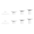 thumbnail image 2 of eXtremeRate ThumbsGear Thumbstick White Domed & Concave Grips Joystick for Xbox One S/X/Elite, 2 of 8