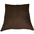 thumbnail image 5 of Pillowtex Suede Decorative Pillow 12"x20" Dark Brown, 5 of 6
