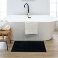 thumbnail image 4 of Mohawk Diplomat Bath Mat Soft Absorbent Quick Dry Machine Washable Non-Slip Bathroom Mat, Black, 20" x 34", 4 of 8