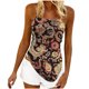 thumbnail image 2 of TaTaai Bohemian Retro Cute Women Camisole Irregular Hem Sleeveless T-shirt Versatile Fashion Casual Breathable Machine Washable Lightweight Daily Fashion Tank Top Gift, 2 of 6