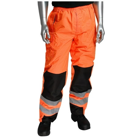 

PIP Hi-Vis ANSI Class E RipStop Reiforced Overpant - 318-1771 High Vis Orange L