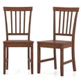 thumbnail image 1 of Costway 2 PCS Dining Chair Kitchen Spindle Back Side Chair with Solid Wooden Leg, 1 of 7