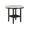 thumbnail image 4 of Global Furniture USA D40011 Light Gray Marble Top Bar Table with Built-In Shelf, 4 of 4