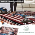 thumbnail image 5 of God Bless America Outdoor Rug for Patio/Deck/Porch, Non-Slip Large Area Rug 5 x 7 Ft, Gnomes Red Blue Stripes Stars Country Indoor Outdoor Rugs Washable Area Rugs, Camping Rug Carpet Runner, 5 of 8