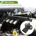 thumbnail image 2 of Sensor de Presión Absoluta del Colector MAP de Unique Bargains para PORSCHE Boster (981) 2.7 2013-2016 para PORSCHE Macan 3.0 S 2014-2018 No. 94860621300/0261230257 1 Pcs, 2 of 6