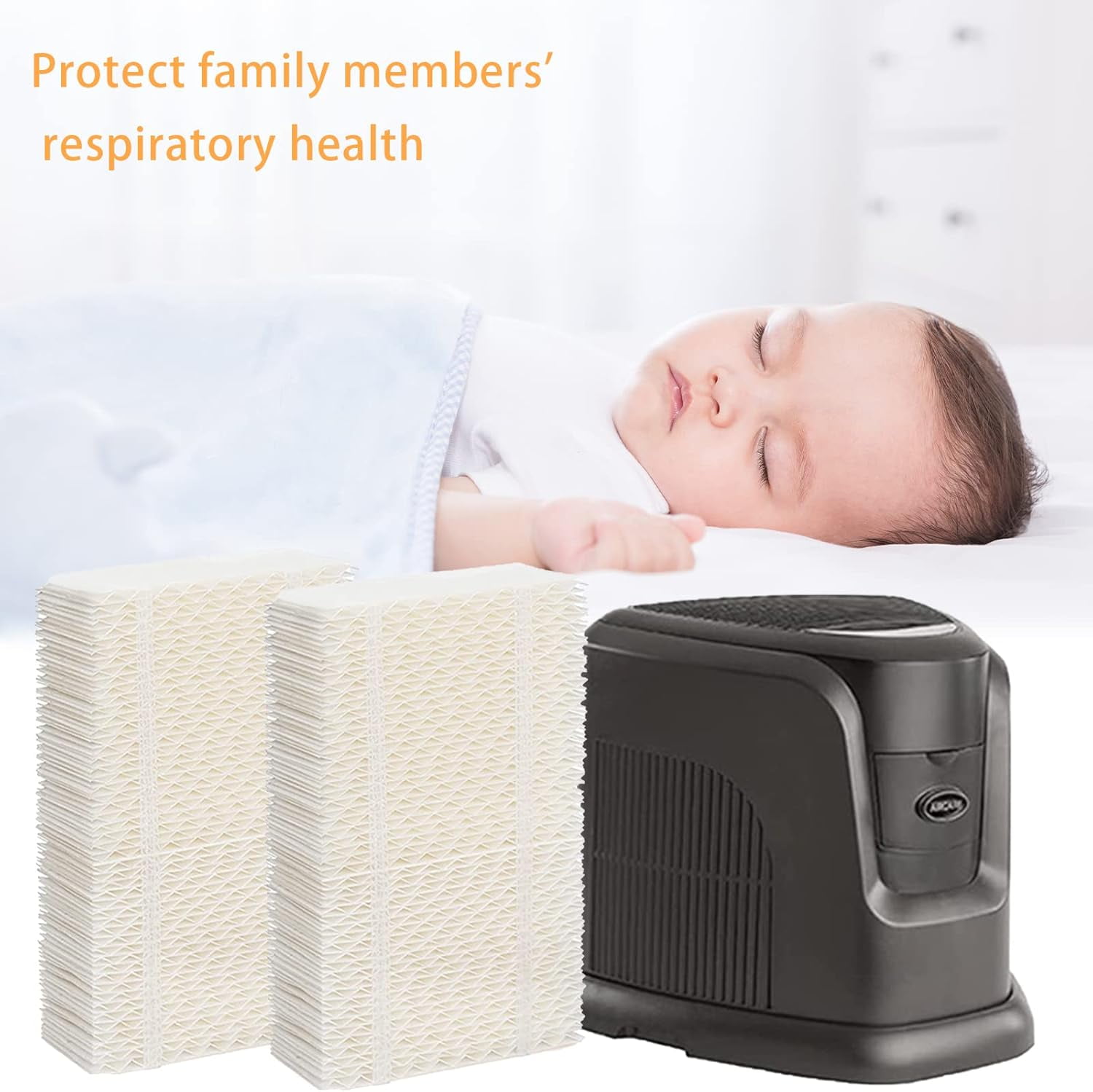 8Pack Humidifier Wick Filter  Compatible with Sears  14909 14912 14413 144130 14416 144160 144161 144162 29974 32-14912 42-14912 Humidifier