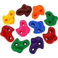 thumbnail image 2 of Presas de escalada para niños, (color aleatorio), capacidad de carga hasta 200 kg, herrajes de fijación incluidos, varios colores, color: colores mezclados, unidad de paquete: 10 piezas, 2 of 5