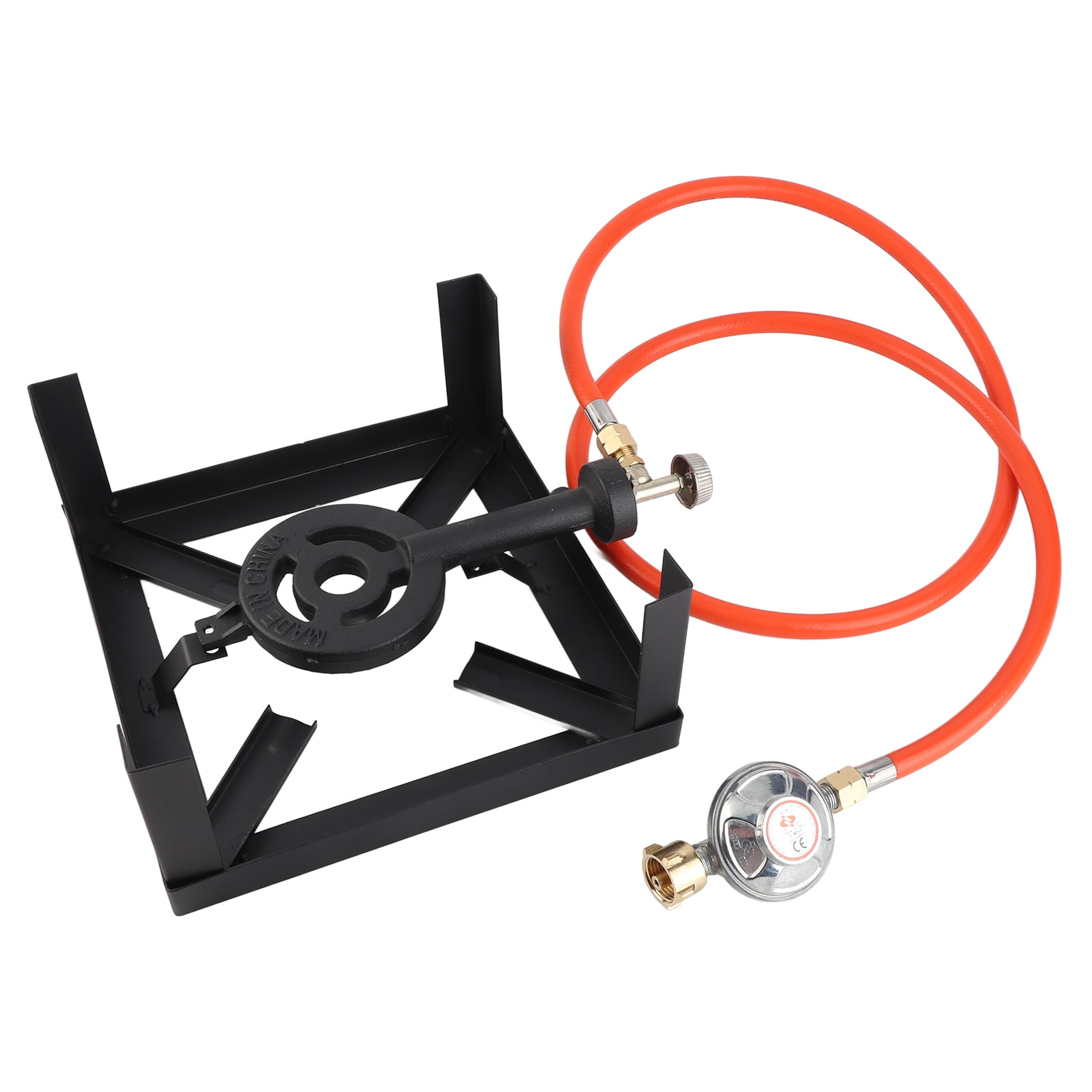 Portable 8KW Gas Boiling Ring Cast Iron Stove Large LPG Stove Outdoor Cooker Iron Frame Portable Fire Control Stove