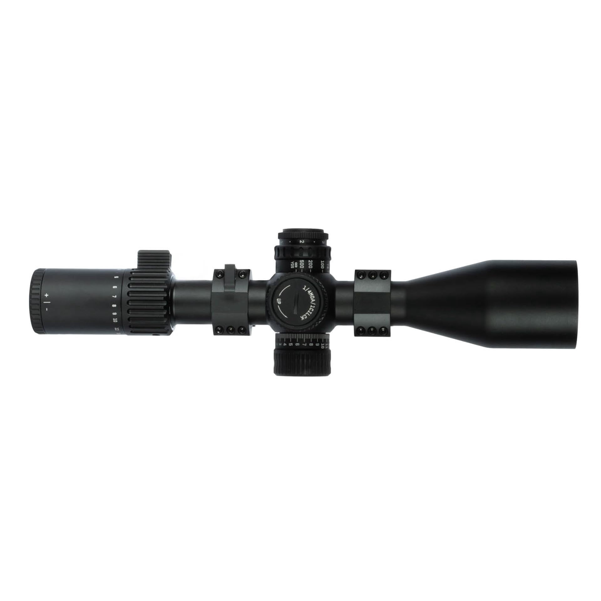 Monstrum Challenger 3-18x50 FFP Scope | Featuring ED Glass, Adjustable Objective, Precision Turrets with Zero Stop, Daylight Bright Reticle, and Anti-Cant Scope Rings | MIL Reticle