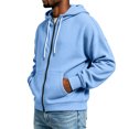 thumbnail image 5 of NominalSnug Zip up Hoodies for Mens Long Sleeve Jackets Casual Hooded Sweatshirts Warm Coat with Pockets, 5 of 8