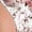 White, variant on EASYBRA Women Floral A Line Dress Square Neck Short Sleeve Ruffle Waist Summer Midi Dress