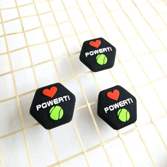 Amortiguadores de Vibración de Raqueta de Silicona 3 Tapones Macarena Amortiguador de raqueta de tenis