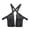 A, variant on PU Vest Backpack, Chest Sling Bag for Hiking Running Cycling, Outdoor Sport Pack with Multiple Pockets, Men Women Crossbody Bag for Travel Festival