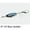 #1 UV Blue Sardine, variant on Hayabusa Jack Eye Scabbard Spin FS418 Metal Sinking Jig with Treble Hooks - 30g
