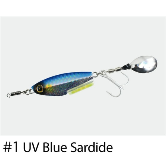 Hayabusa Jack Eye Scabbard Spin FS418 Metal Sinking Jig with Treble Hooks - 20g