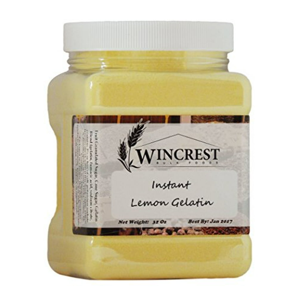 Instant Gelatin 2 Lb Tub (Lemon)