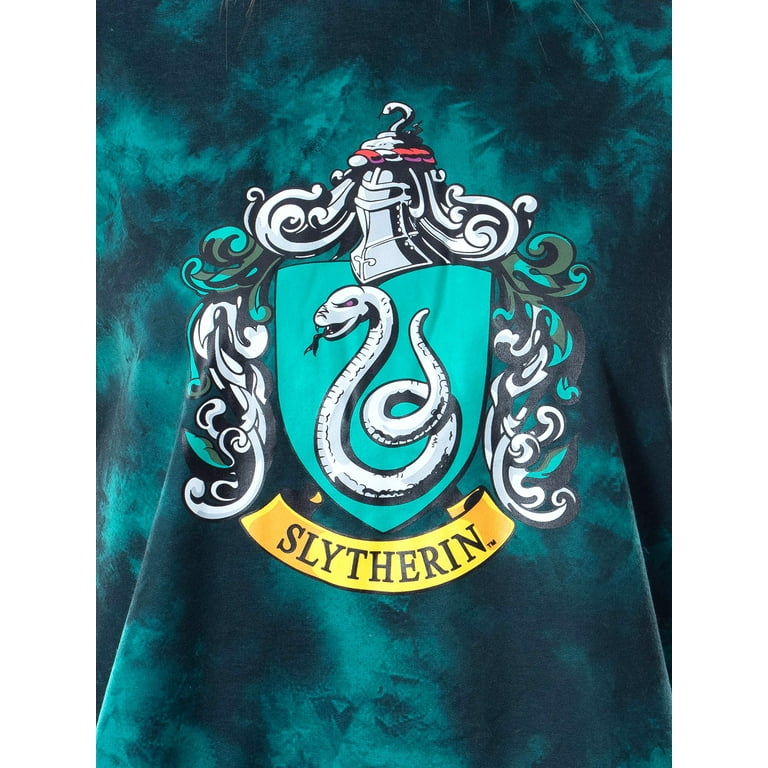 Harry Potter Womens\' Hogwarts Houses Jogger Tie Set-Slytherin (M) Hooded Dye