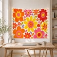 thumbnail image 5 of Floral Garden Motifs with Dominated Shades Bright Sunny, Serene Watercolor for Plant Lovers, Botanical Wall Art, Mother'S Day Gift, Tapestry Wall Hanging for Bedroom and Dorm, 5 of 7