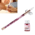 thumbnail image 4 of Glass Pen, Decorative Attractive Glass Calligraphy Pen Elegant Style  For School For Office For Home, 4 of 8