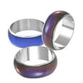 thumbnail image 2 of Soumake 3Pcs Mood Ring Smooth Handmade Alloy Temperature Changing Color Ring for Club, 2 of 7