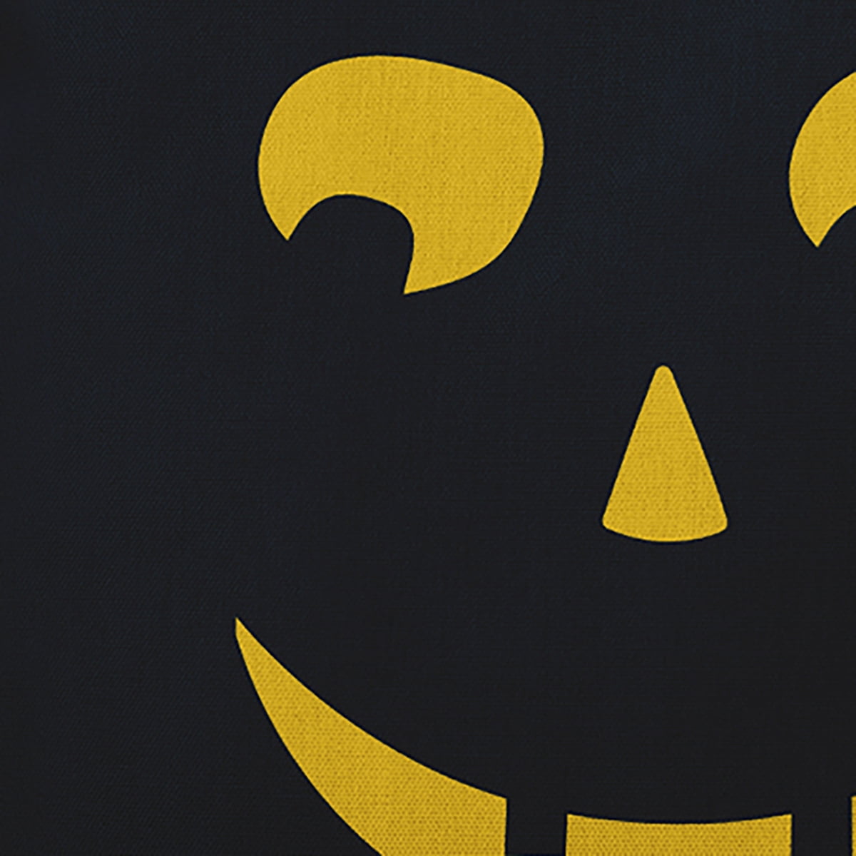 20" x 20" Simply Daisy Halloween JackoLanternRight Polyester Indoor/Outdoor Pillow, Black Qty 1