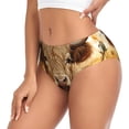 thumbnail image 2 of Fotbe Vintage Sunflower Cow Calzones Estampados para Mujer – Ropa Interior de Algodón, Cómoda, Suave y Elástica-3X-Large, 2 of 6
