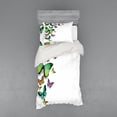 thumbnail image 2 of Ambesonne Colorful Bedding Set 4 Pcs, Bohem Wild Butterflies, Queen, Multicolor, 2 of 3