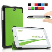 Infiland Ultra Shell Cover Case For Acer Iconia One B1-770 7-Inch Android Tablet, Green