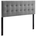 thumbnail image 1 of Modway Lily King Biscuit Tufted Performance Velvet Headboard in Gray, 1 of 10
