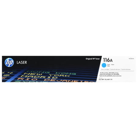UPC: 0193424172757 | HP 116A (W2061A) Toner Cartridge  Cyan