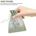 thumbnail image 5 of 10 Pcs Mesh Bag Cosmetic Storage Drawstring Clear Window Gift Bags Sack Tiny Little Aromatherapy Travel, 5 of 6