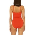 thumbnail image 2 of Bleu Rod Beattie Women's Swimwear Red Halter One Piece Orange 6, 2 of 3