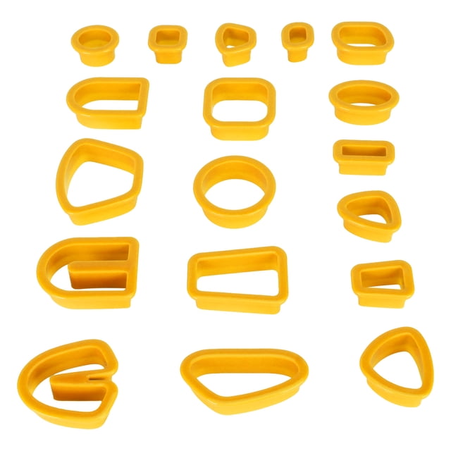 Clay Cutters Set, 129 Pieces, Easy To Use, Plastic, Safe Design, Multipurpose, DIY Gift, For Jewelry Making, Clay Earrings, , Fondants