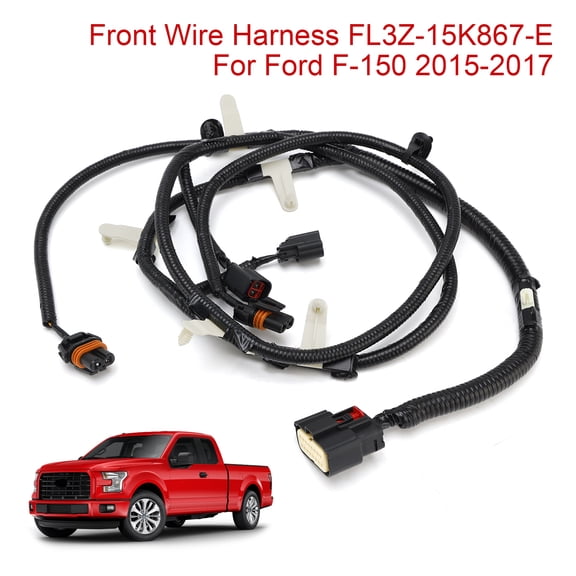 Front Wire Harness FL3Z-15K867-E For Ford F-150 2015-2017
