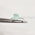 thumbnail image 2 of Hexagon Aqua Chalcedony Ring, 925 Sterling Silver, Women Ring, Natural Chalcedony, March Birthstone, Christmas, Thanksgiving, Tiny Dainty Ring, Handmade, Statement Jewelry, Wedding, Anniversary Gift, 2 of 8