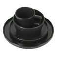thumbnail image 5 of Gibson Soho Lounge Bowery 32 Piece Matte Black Stoneware Dinnerware Plates, Bowls, and Mugs Set - Service for 8, 5 of 6