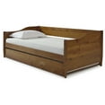 thumbnail image 6 of Mid Century Classic Twin Size Day Bed with Trundle Castanho Finish, 6 of 12