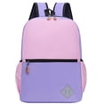 thumbnail image 2 of ibiyuan School Backpacks Minimal Pattern Comfort Strap Lightweight Durable Daily School Bag for Ages 5th 6th 8th 10th, Primary, Middle Elementary, Travel, Study, Park, 2 of 5