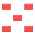 thumbnail image 1 of Youkk Convenient File Document Bag Store And Sort With Ease Easy Access To Supplies Felt Folder Organizer red 5Set, 1 of 6