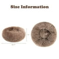 thumbnail image 6 of Donut Plush Pet Bed for Dogs & Cats Soft Warm Calming Bed Round Cuddler, 6 of 7