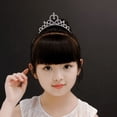 thumbnail image 1 of Joyas para la cabeza de niños de Europa y América Diadema con corona de princesa para niñas Accesorios en forma de corazón Horquilla de cumpleaños, 1 of 2