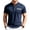 A357-Navy, variant on Kalauyu Mens Short Sleeve Stand Collar Shirts Contrast Stitch with Chest Pocket Button Up Casual Tops Breathable Knit Golf Daily Tees