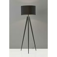 thumbnail image 2 of Treble Floor Lamp Three Black Metal Legs, 2 of 2