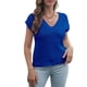 thumbnail image 2 of Chaleco de punto para mujer, suéter sin mangas, suéter suave con cuello en V, sin mangas, construcción robusta, 2 of 6