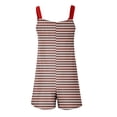 thumbnail image 4 of 2DXuixsh Combishort pour Femmes d'Été Combinaison Courte d'Été Décontractée à la Mode Imprimée avec Poches Combinaison Courte Rouge Taille m, 4 of 5